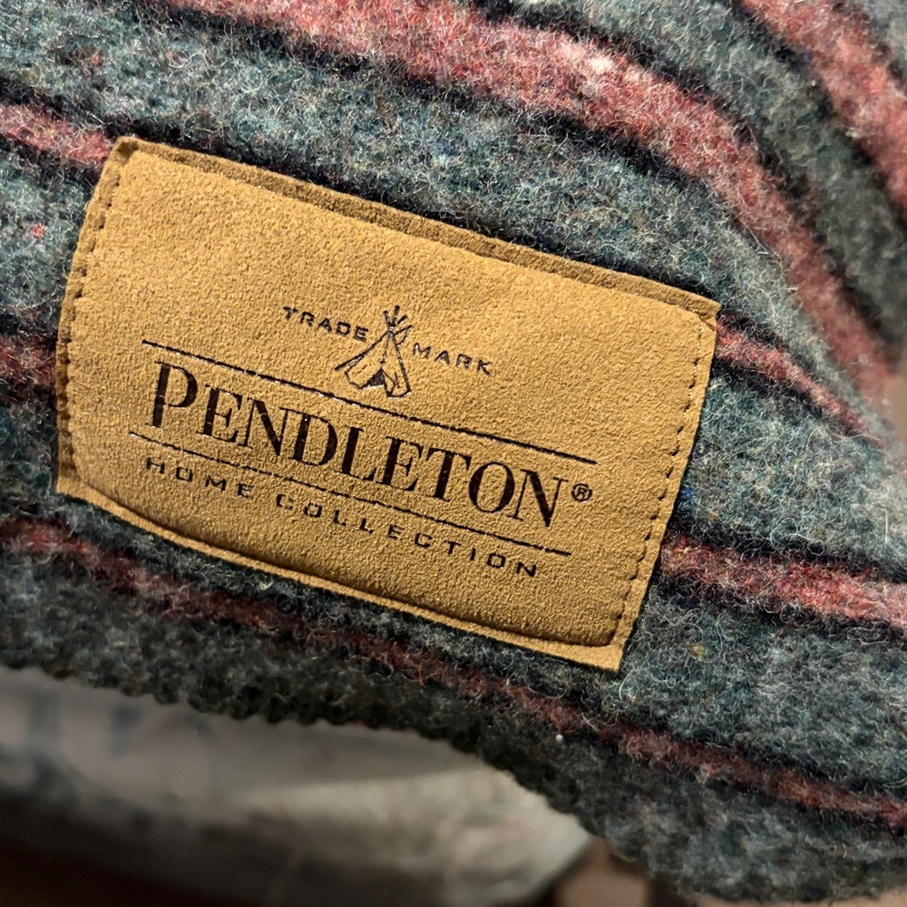 Pendleton Wool Striped Blanket - Picture 3 of 6